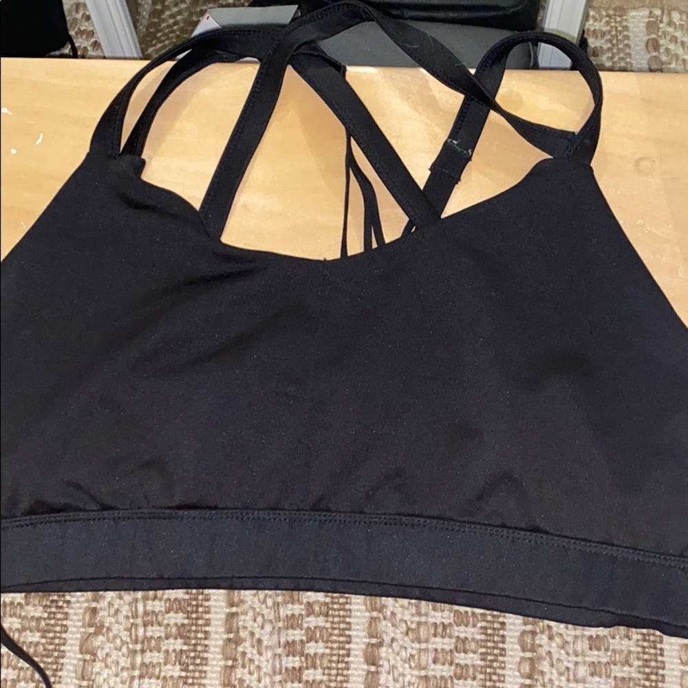 Black Sports Bra